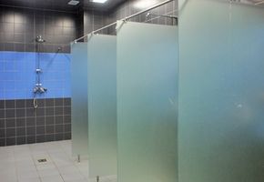 Туалетные перегородки в проекте Ледовый дворец - Арена 